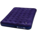 Colchao Inflavel Multiuso com Fole Casal Azul