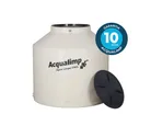 Caixa De Água 1.750L Água Limpa Polietileno Tampa Rosca Bege