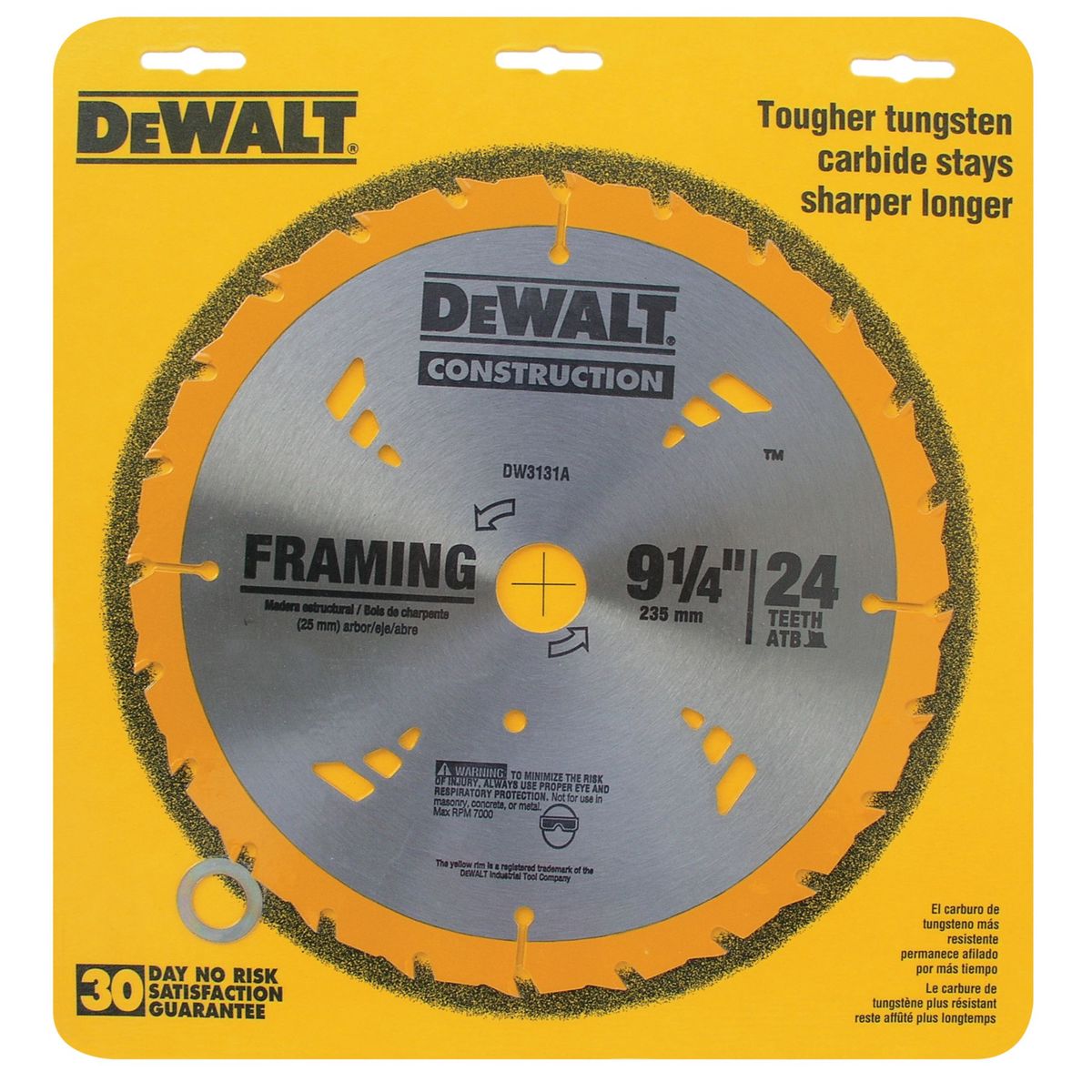 Lâmina Serra Circular 9 24D, marca Dewalt - Foto Principal