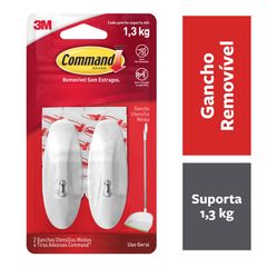 Gancho Command Design Utilidade Médio 3M