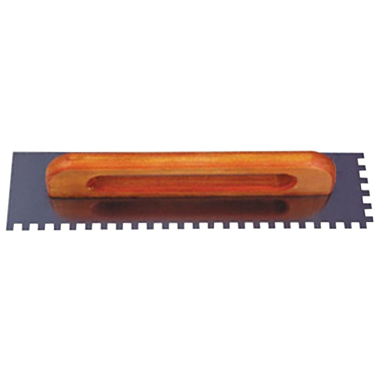 Desempenadeira de Aço Dentada com Cabo de Madeira 12x48cm Marrom Cortag, marca Cortag - Foto Principal