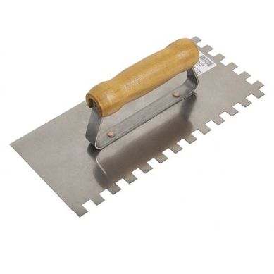 Desempenadeira Ao com dentes 10x10cm Prata Cortag