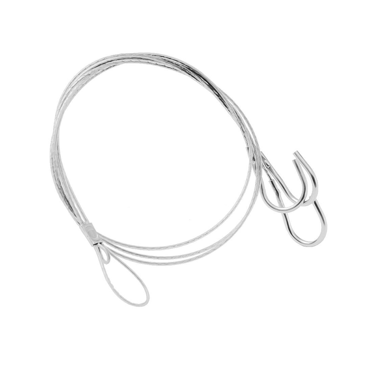 Newflex Cabo Aço Pendurar Vaso, Cinza, 70cm, marca Alambre - Foto 2