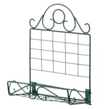 Parede Floreira De Tulipa Verde 17x37,5x43cm Alambre