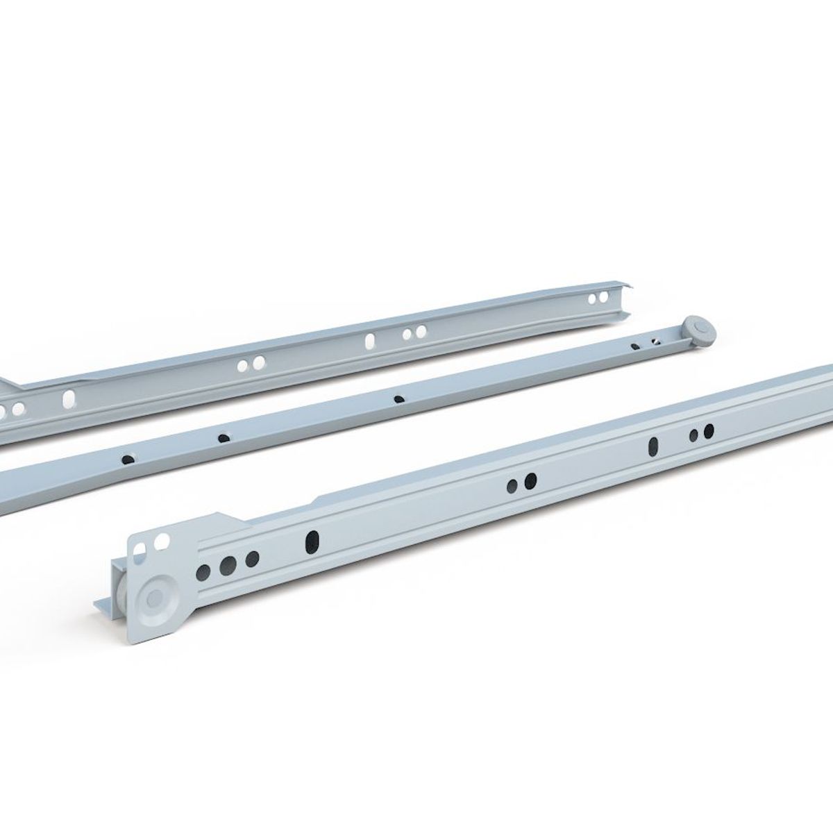 Corrediça Premium, Branco 600mm, marca Ducasse - Foto Principal