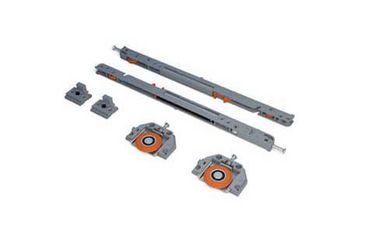 Sistema C50 S com 2 Amortecedor Mad/Al 1P, Cinza
