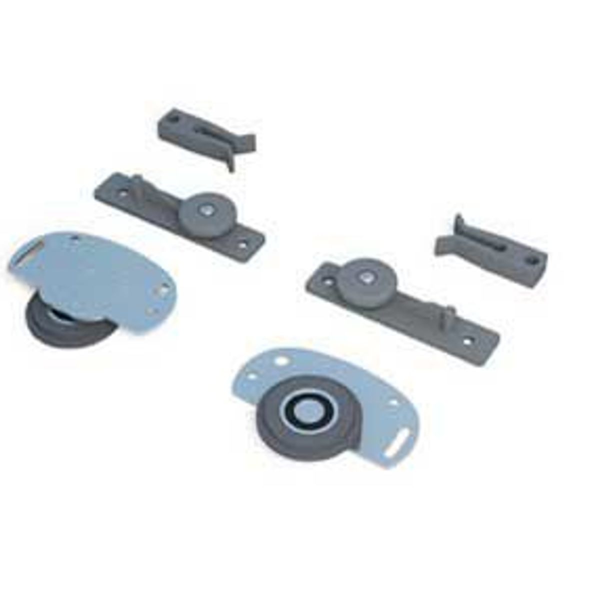Sistema de Correr Mad/Al 1P, Metal, marca Ducasse - Foto Principal