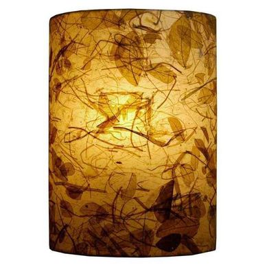 Arandela Folha Seca Marrom Lampdiez Illumina