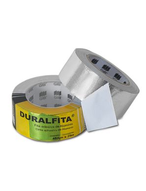 Fita Adesiva de Alumnio Duralfita 4,8cm x 25m Transparente