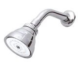 Ducha Redonda de Parede 3" Cromada Sem Desviador Bivolt