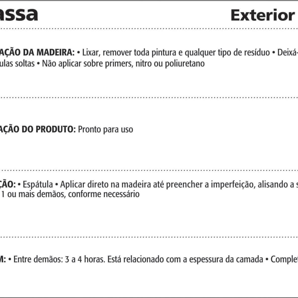 Massa para Madeira Sayermassa Eco 1,5kg Cerejeira Sayerlack, marca Sayerlack - Foto 2