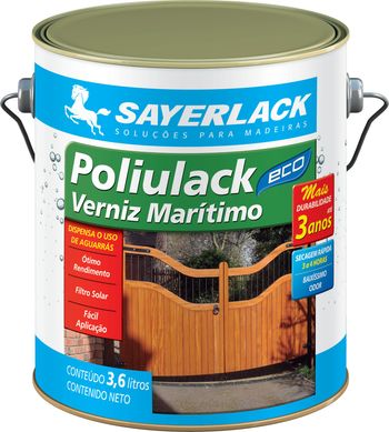 Verniz Martimo 3,6L Exterior Transparente 
