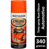 Tinta Spray Brilhante Automotivo Motor 340ml Laranja