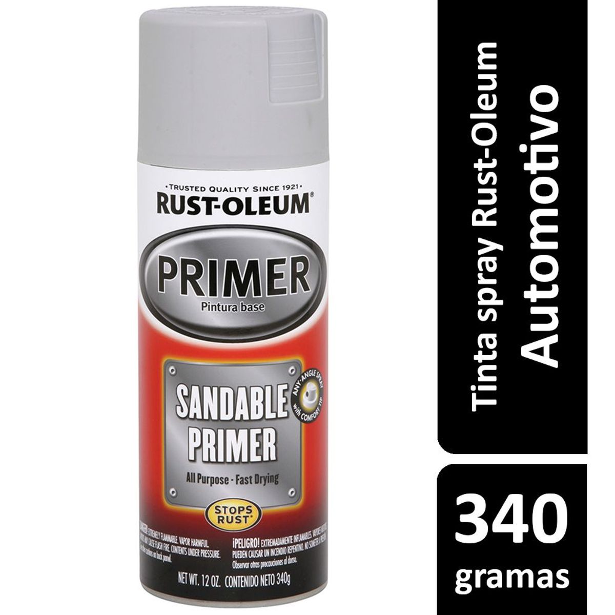Tinta Spray Brilhante Automotivo Peças 340ml Cinza, marca Rust-Oleum - Foto Principal