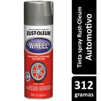 Tinta Spray Brilhante Automotivo Rodas e Calotas 312ml Aço