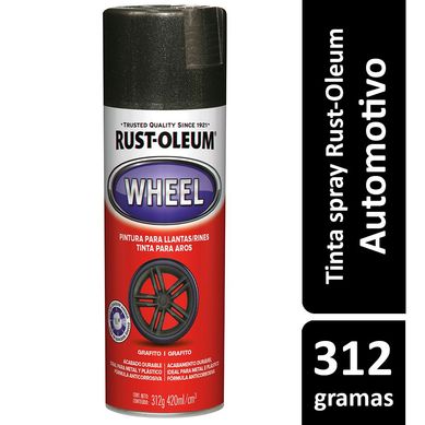 Tinta Spray Brilhante Automotivo Rodas e Calotas 312ml Grafite