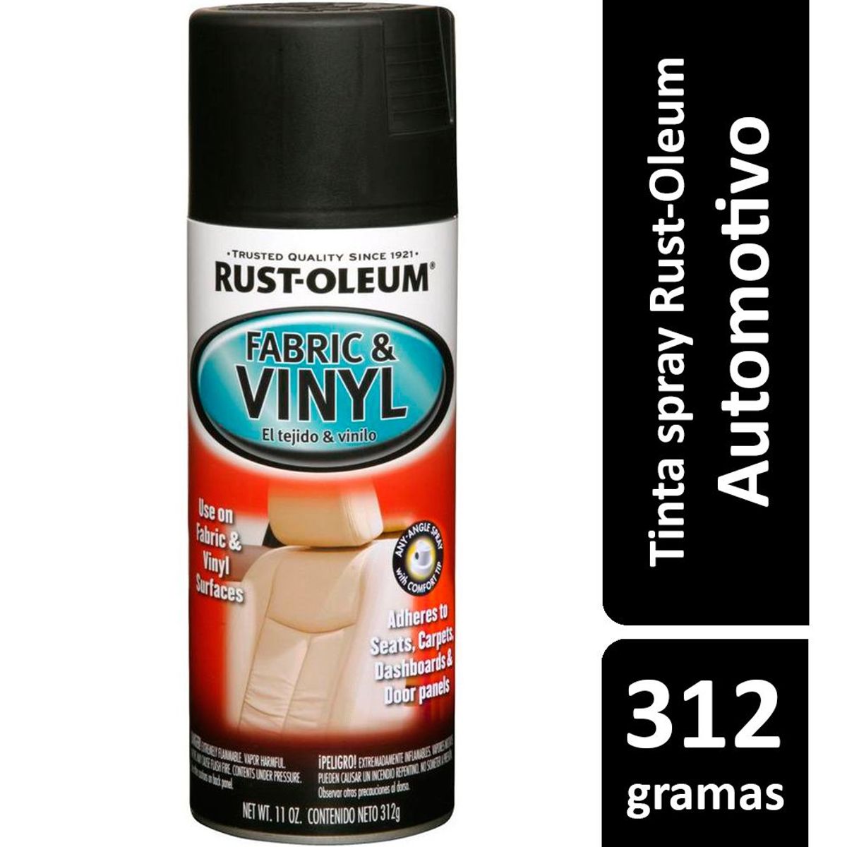 Tinta Spray Fosco Automotivo Vinil 312ml Preto, marca Rust-Oleum - Foto Principal