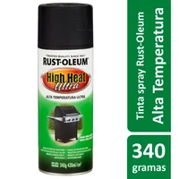 Tinta Spray Brilhante Alta Temperatura 358ml Preto