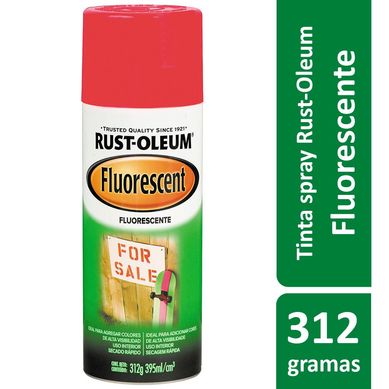 Tinta Spray Fluorescente Speciality 395ml Vermelho