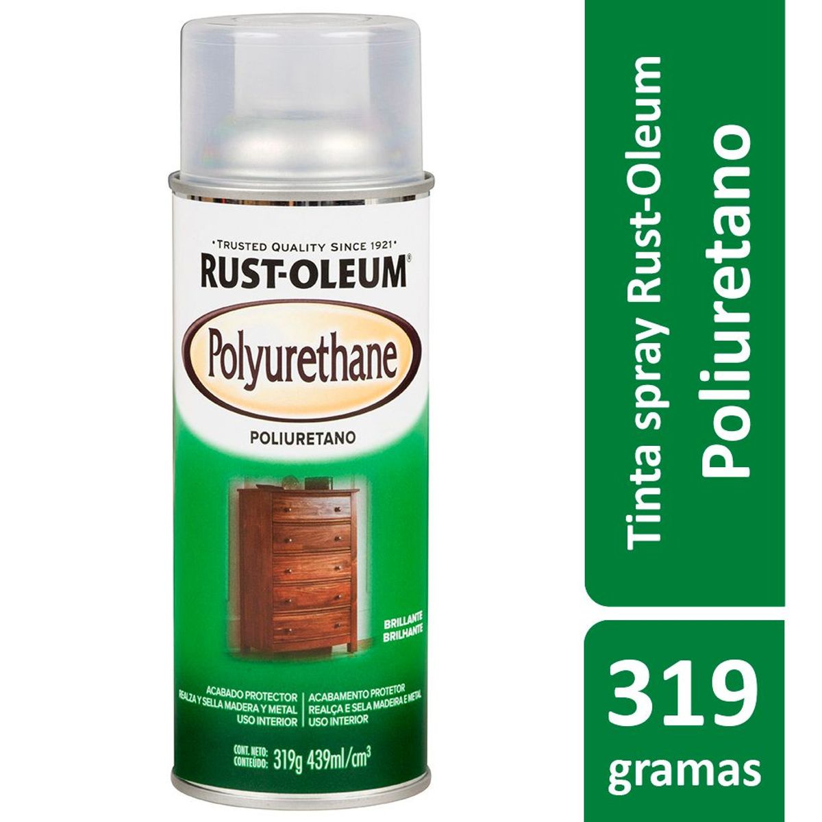 Tinta Spray Brilhante Speciality 439ml Transparente, marca Rust-Oleum - Foto Principal
