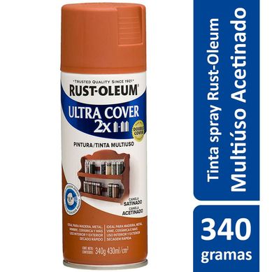 Tinta Spray Acetinado Ultra Cover 430ml Canela