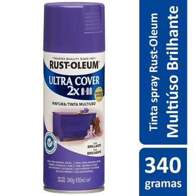 Tinta Spray Brilhante Ultra Cover 430ml Uva