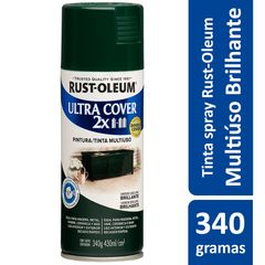 Tinta Spray Brilhante Ultra Cover 430ml Verde Escuro