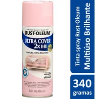 Tinta Spray Brilhante Ultra Cover 430ml Rosa Claro