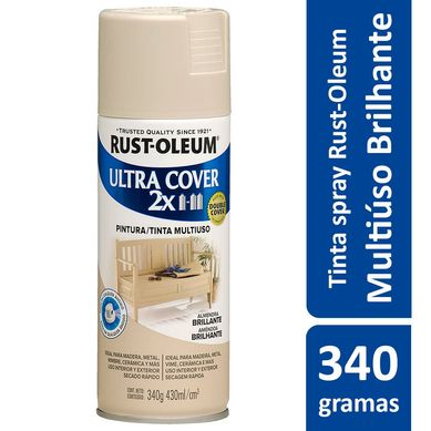 Tinta Spray Brilhante Ultra Cover 430ml Amndoas