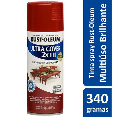 Tinta Spray Brilhante Ultra Cover 430ml Vermelho