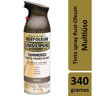 Tinta Spray Martelado Universal 312ml Marrom