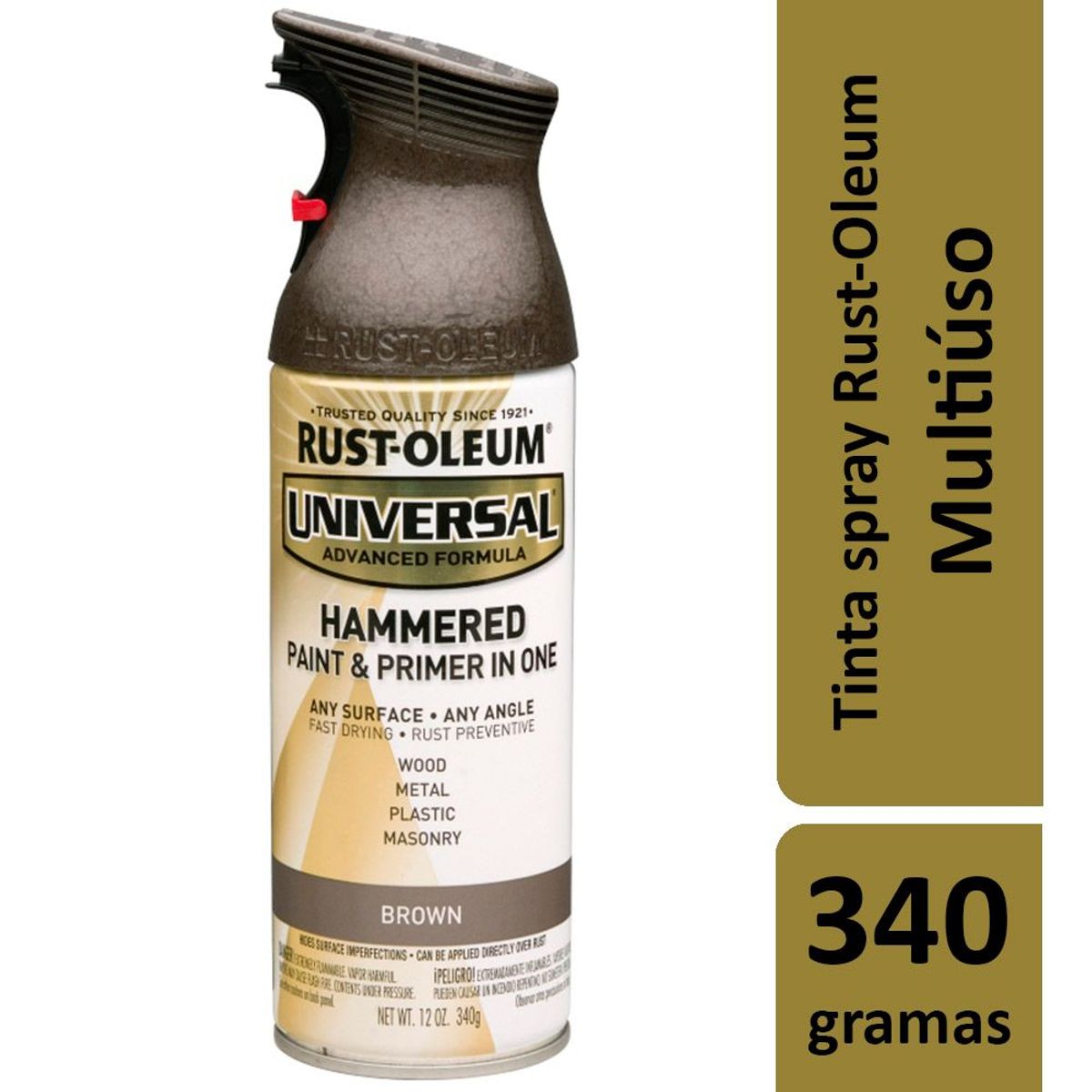 Tinta Spray Martelado Universal 312ml Marrom, marca Rust-Oleum - Foto Principal