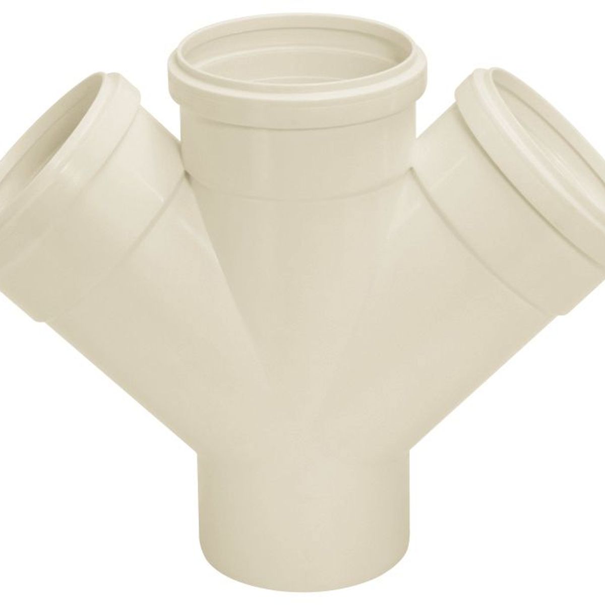 Junção Dupla Esgoto Branco 75mm, marca Amanco - Foto Principal