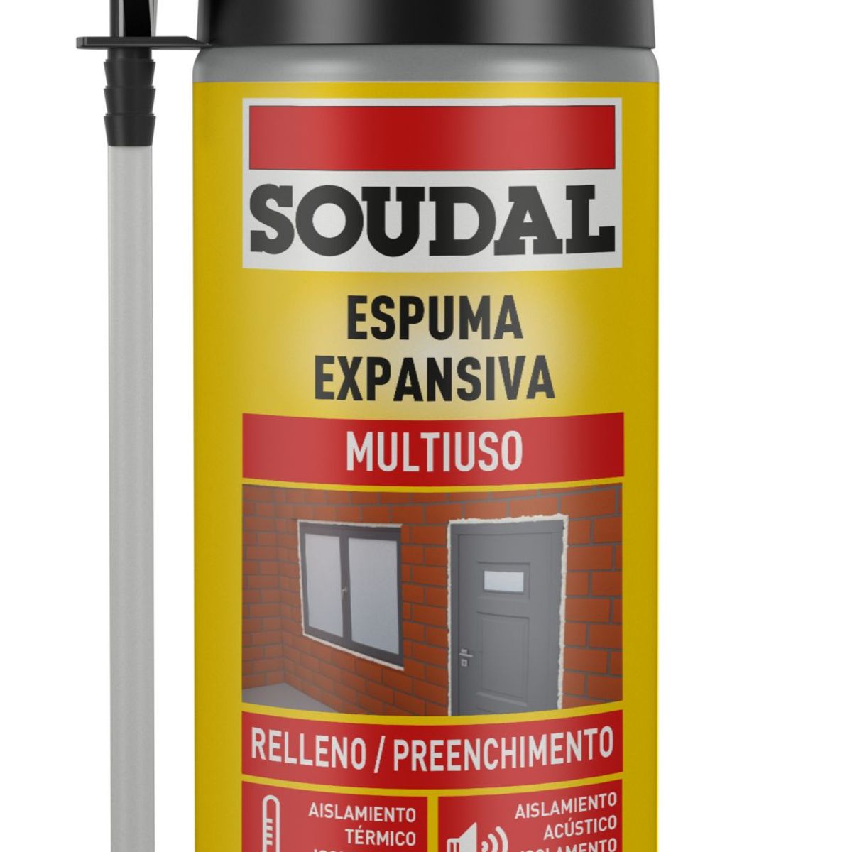 Espuma Expansiva Multiuso Champanhe 300ml Soudal, marca Soudal - Foto Principal