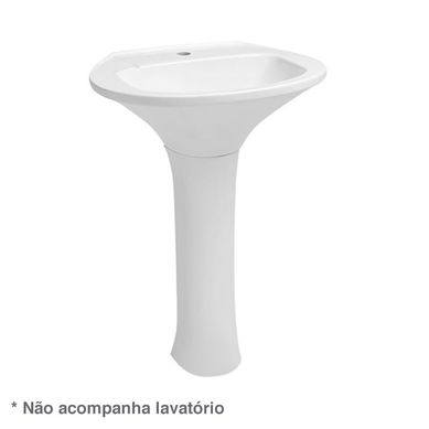 Coluna para Lavatrio Diamantina Branca 68x29x22cm Icasa