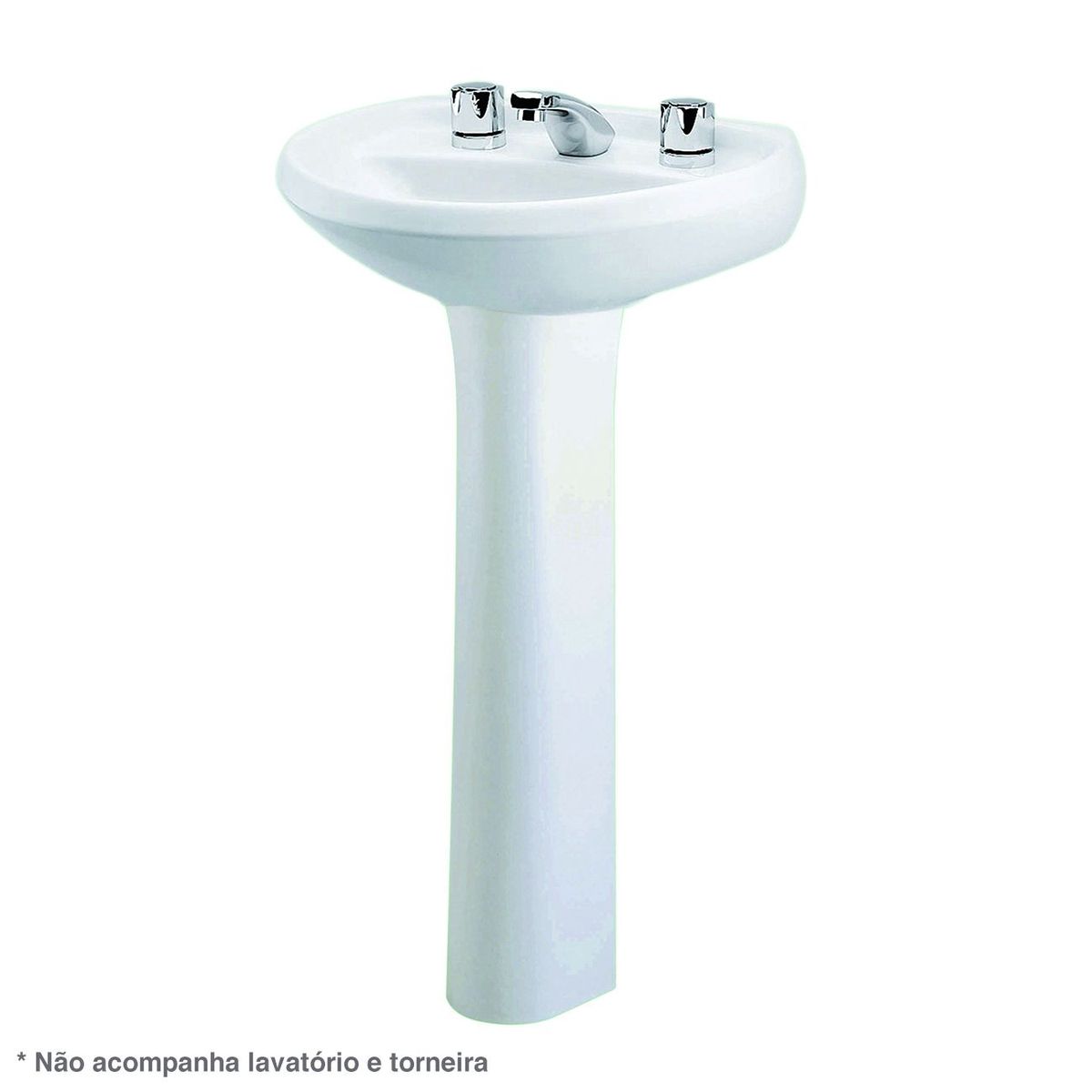 Coluna para Lavatório Parati Branco, marca Logasa - Foto Principal