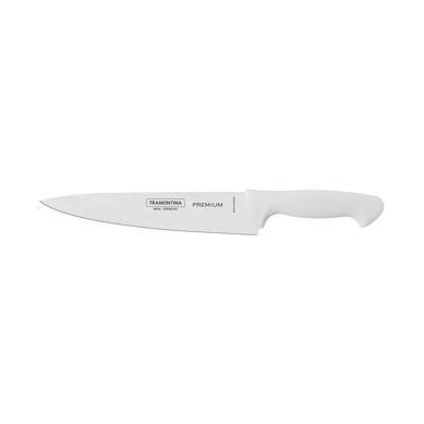 Faca de Carne 8 Inox Premium, Branco
