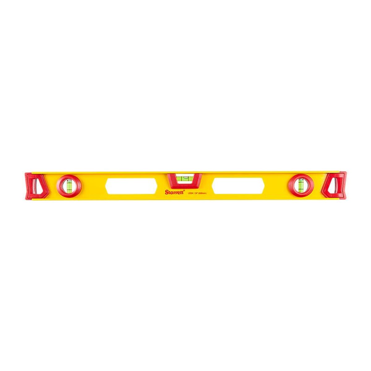 Nível de Alumínio com Perfil I 600mm 24 " Amarelo Starrett, marca Starrett - Foto 2