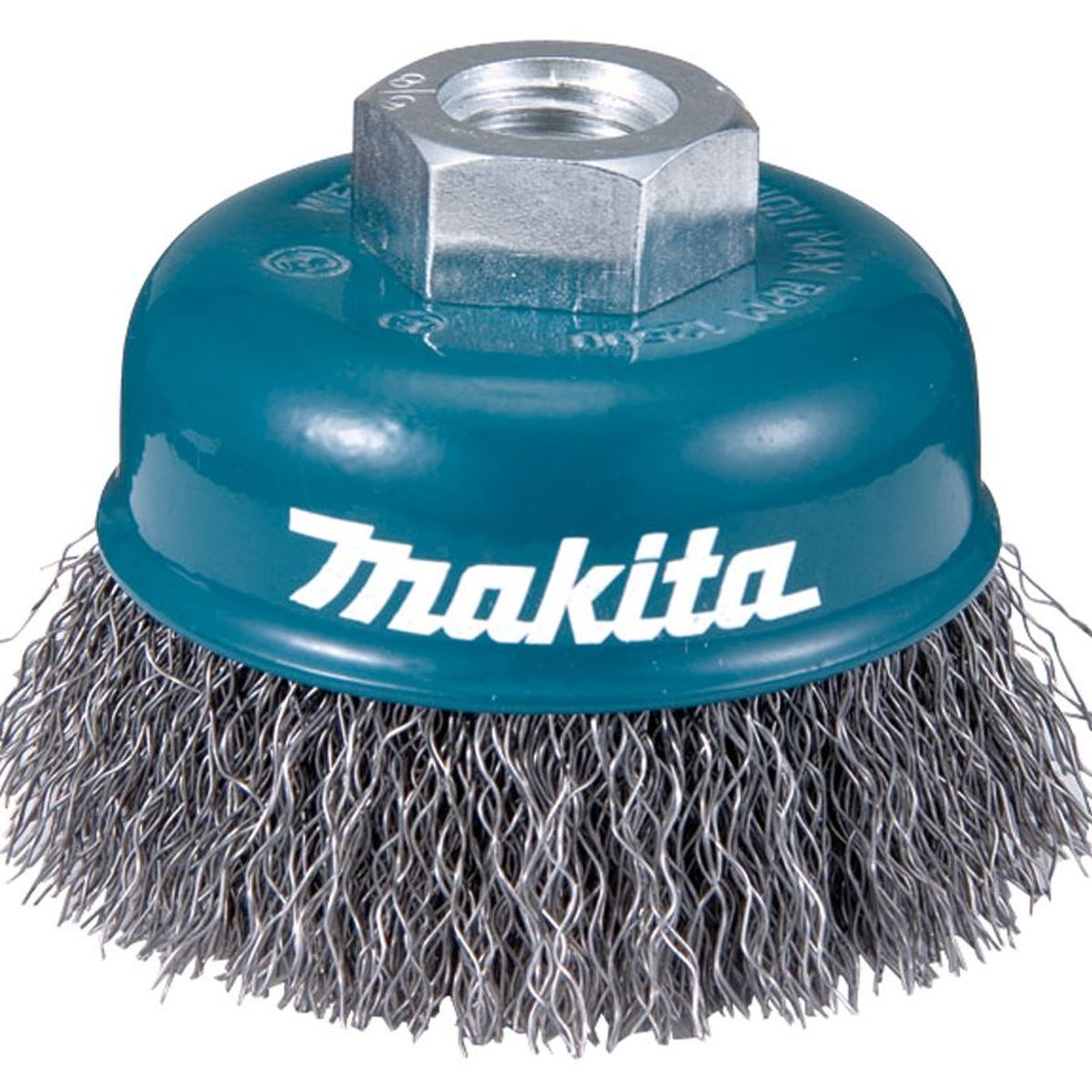 Escova de Aço Tipo Copo M14 Makita 75 mm Verde, marca Makita - Foto Principal