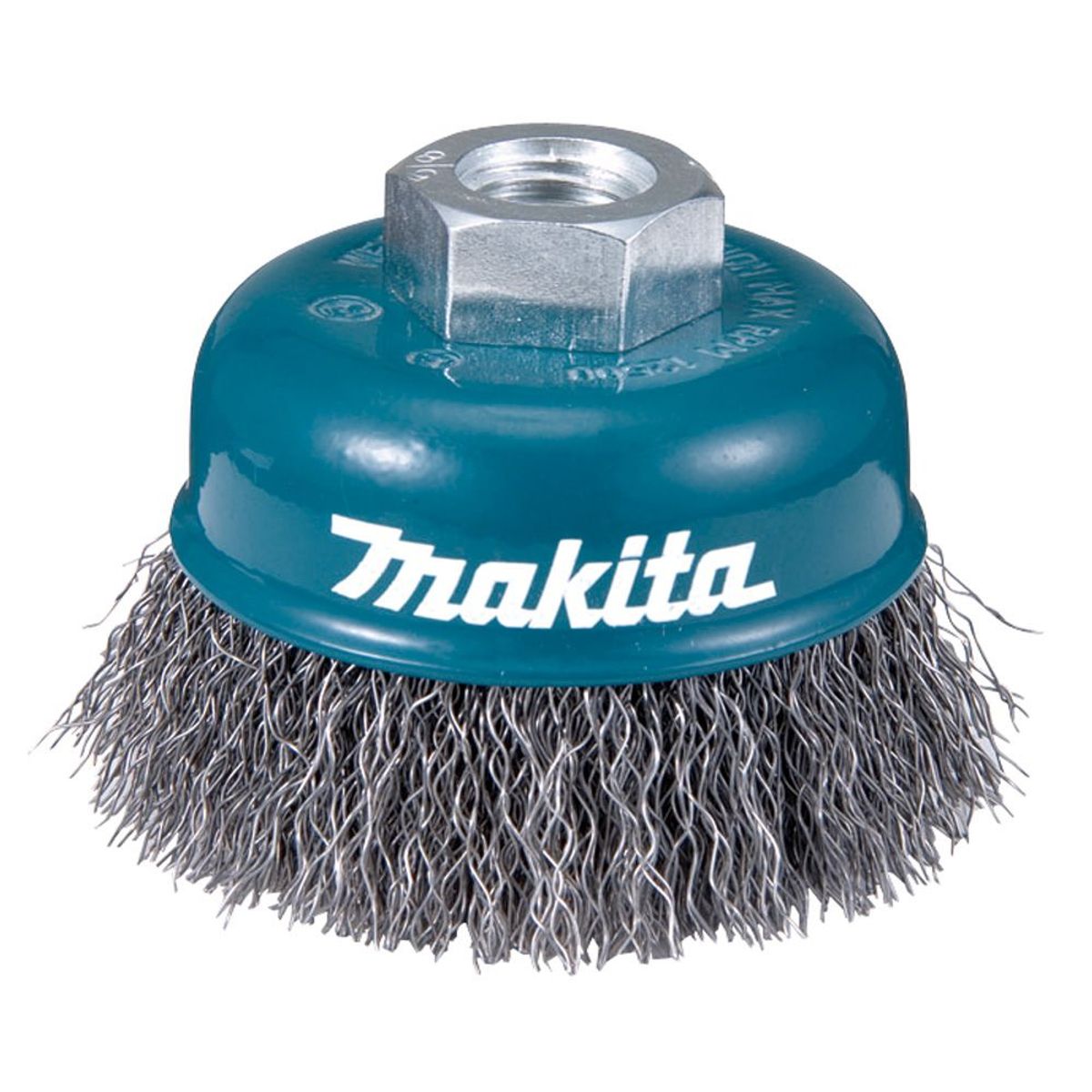 Escova de Aço Tipo Copo M14 Makita 75 mm Verde, marca Makita - Foto Principal