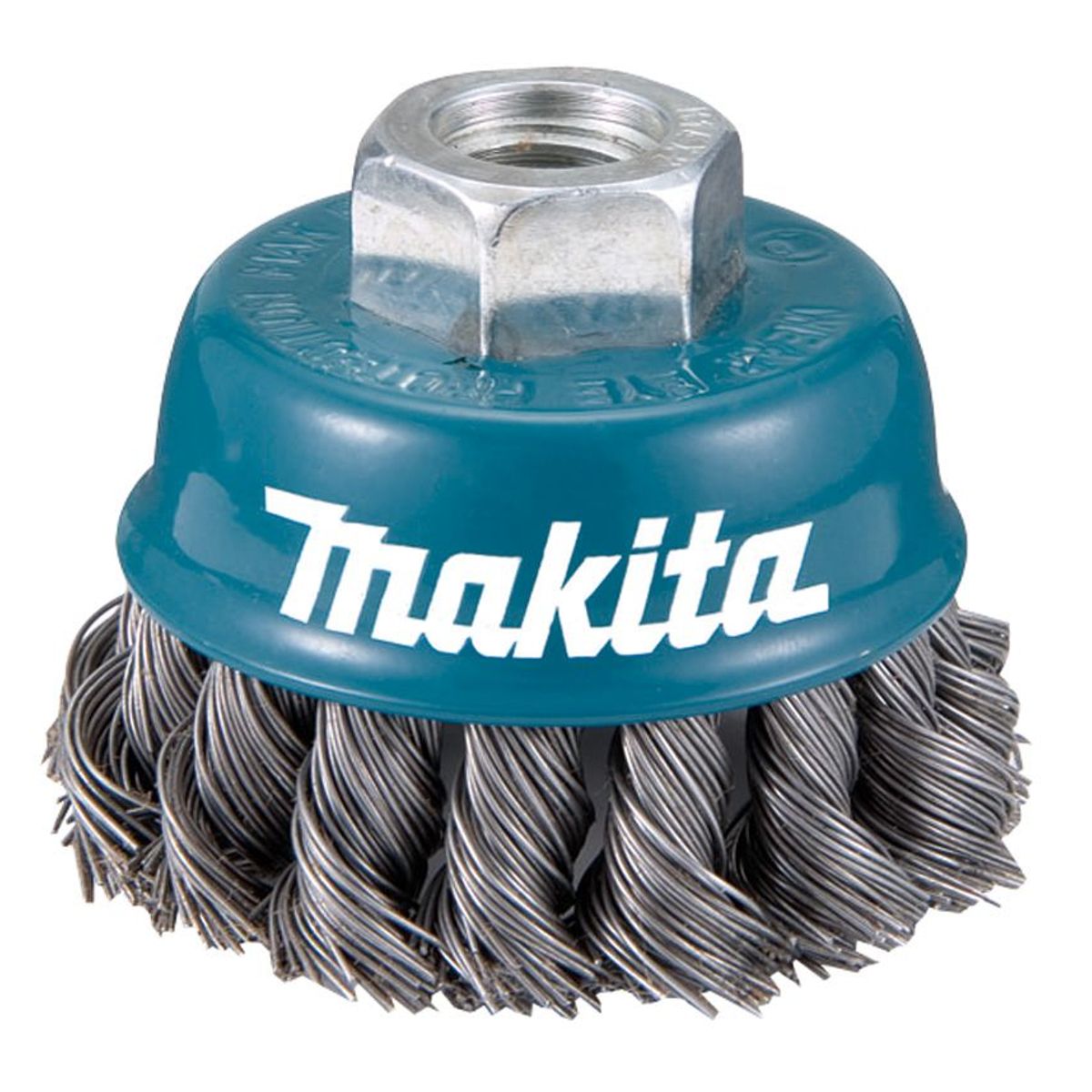 Escova de Aço Tipo Copo M14 Makita 75 mm Verde, marca Makita - Foto Principal