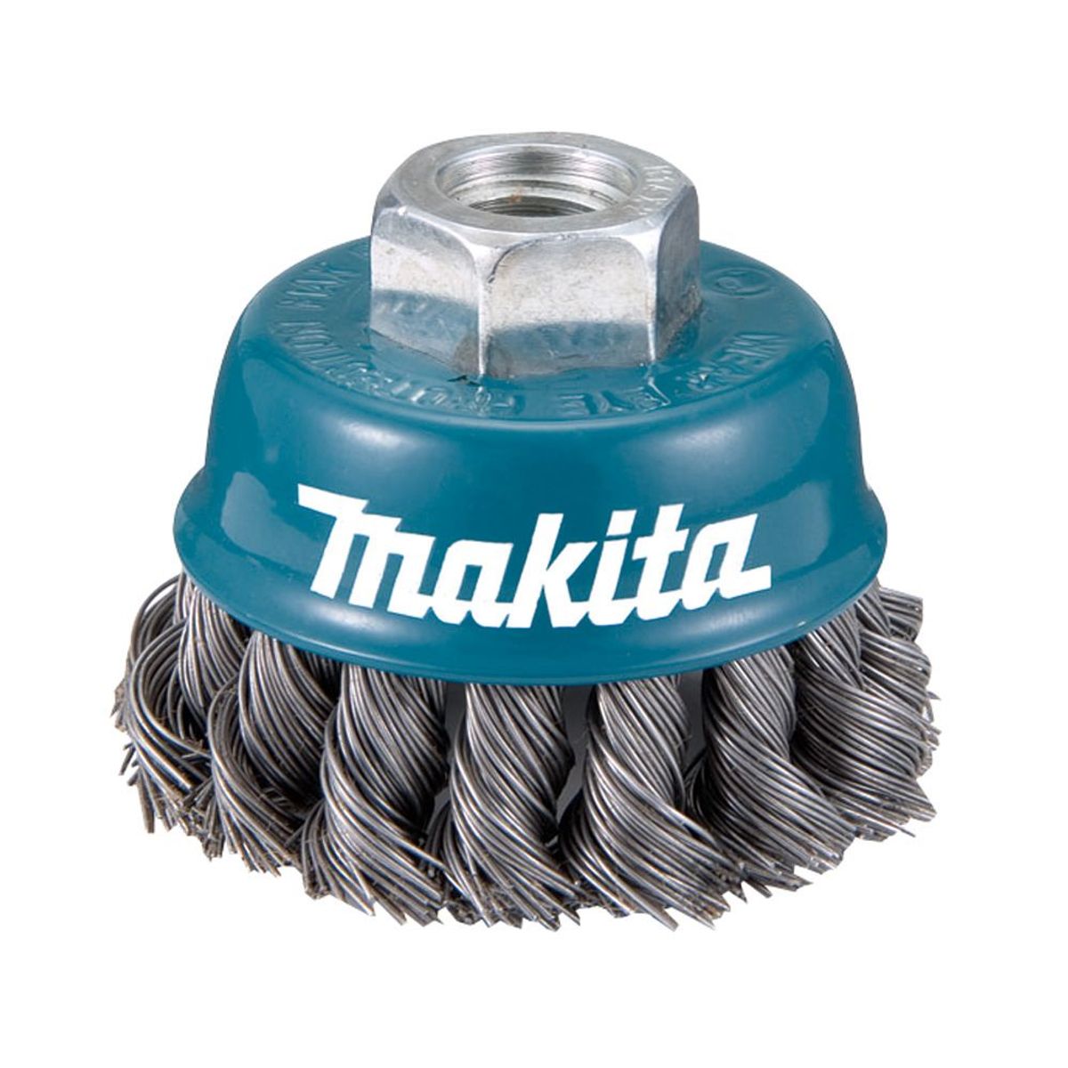 Escova de Aço Tipo Copo M14 Makita 75 mm Verde, marca Makita - Foto Principal