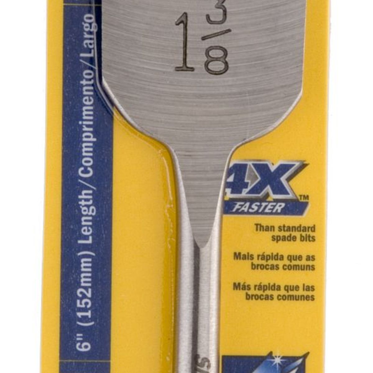 Broca Chata para Madeira SPDB 6x1,3/8" 150mm, marca Irwin - Foto Principal