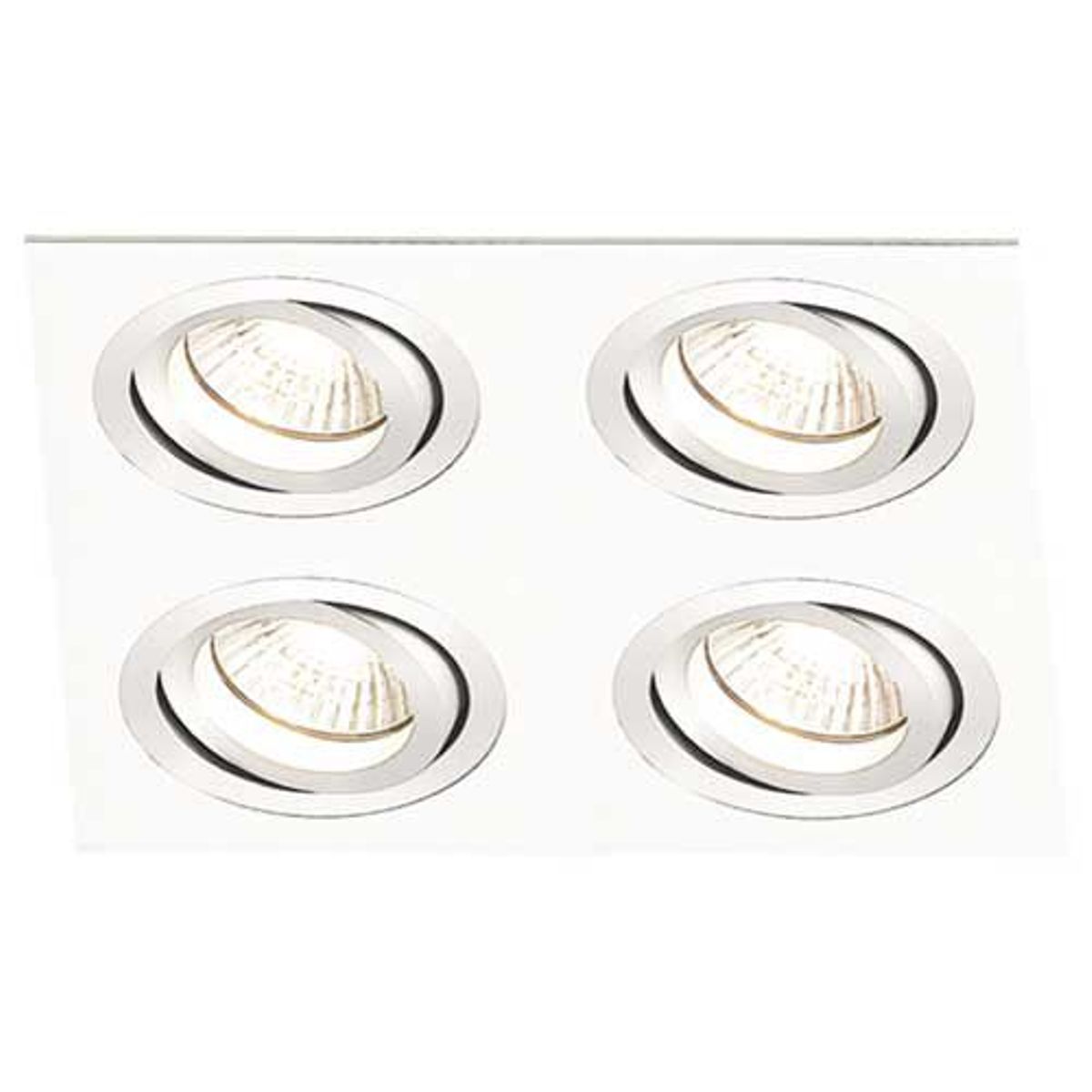 Spot de Embutir NS5604B Branco, marca Bella - Foto 2
