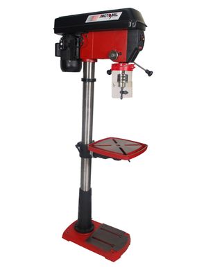 Furadeira de Coluna Profissional Leve 1HP Mono, Vermelho 220V