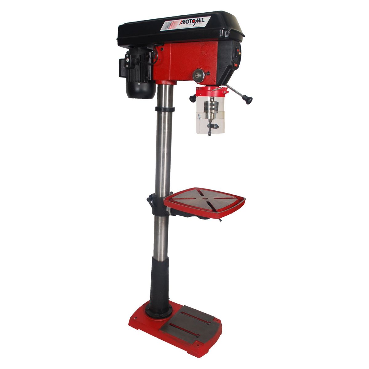 Furadeira de Coluna Profissional Leve 1HP Mono, Vermelho 220V, marca Motomil - Foto Principal