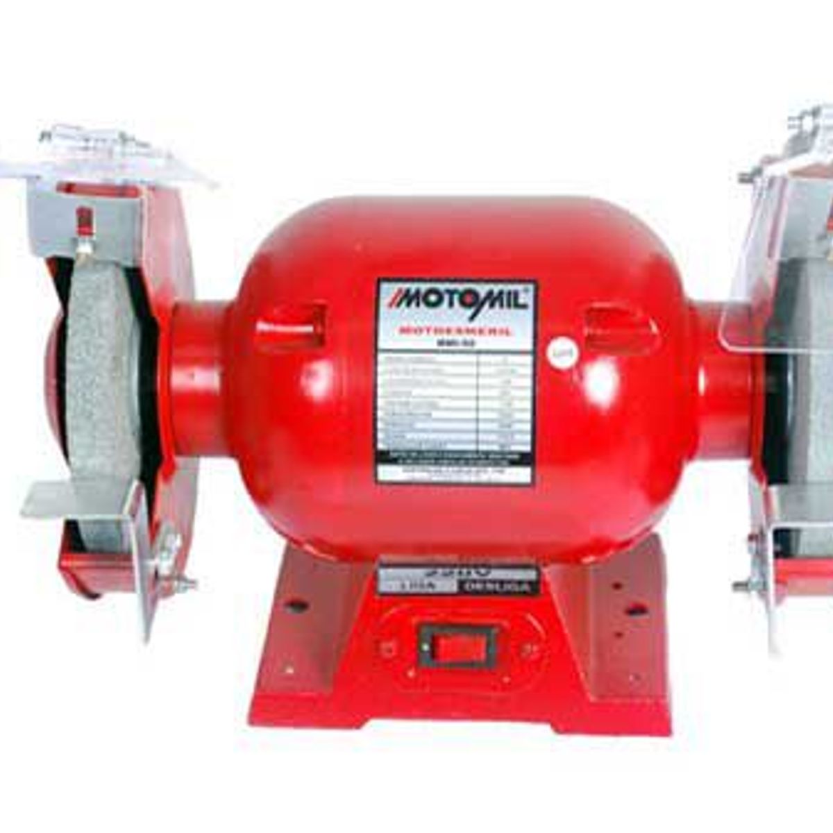 Moto Esmeril de Bancada Hobby, Vermelho, 360W, marca Motomil - Foto 2