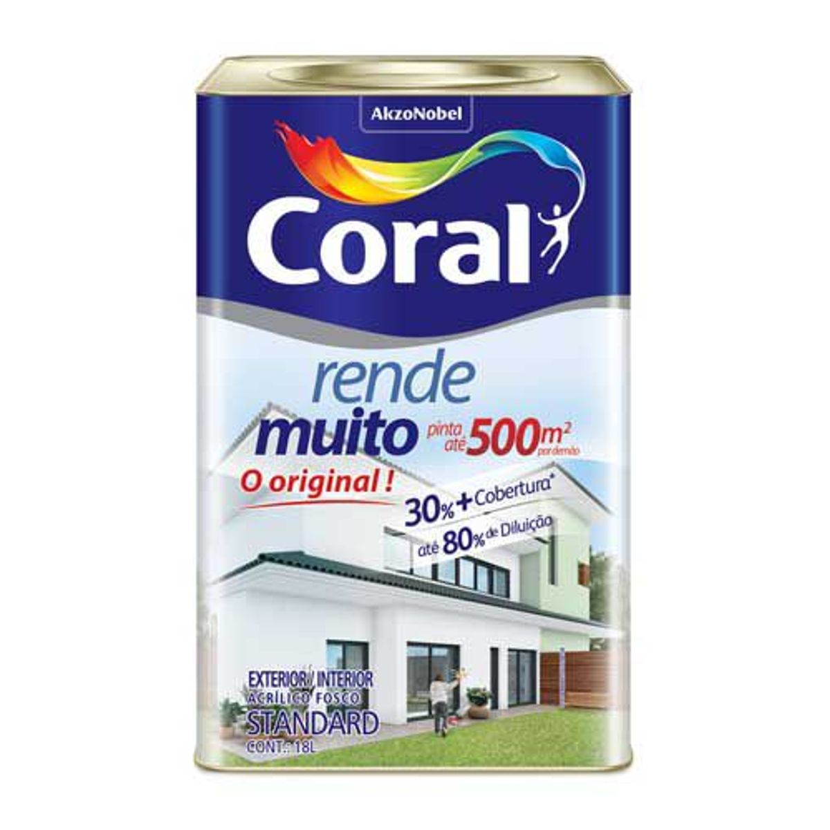 Tinta Fosco Rende e Muito Standard 18ml Pérola, marca Coral - Foto Principal