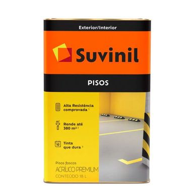 Tinta Fosco Exterior e Interior Piso Premium 18L Preto