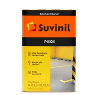 Tinta Fosco Exterior e Interior Piso Premium 18L Preto